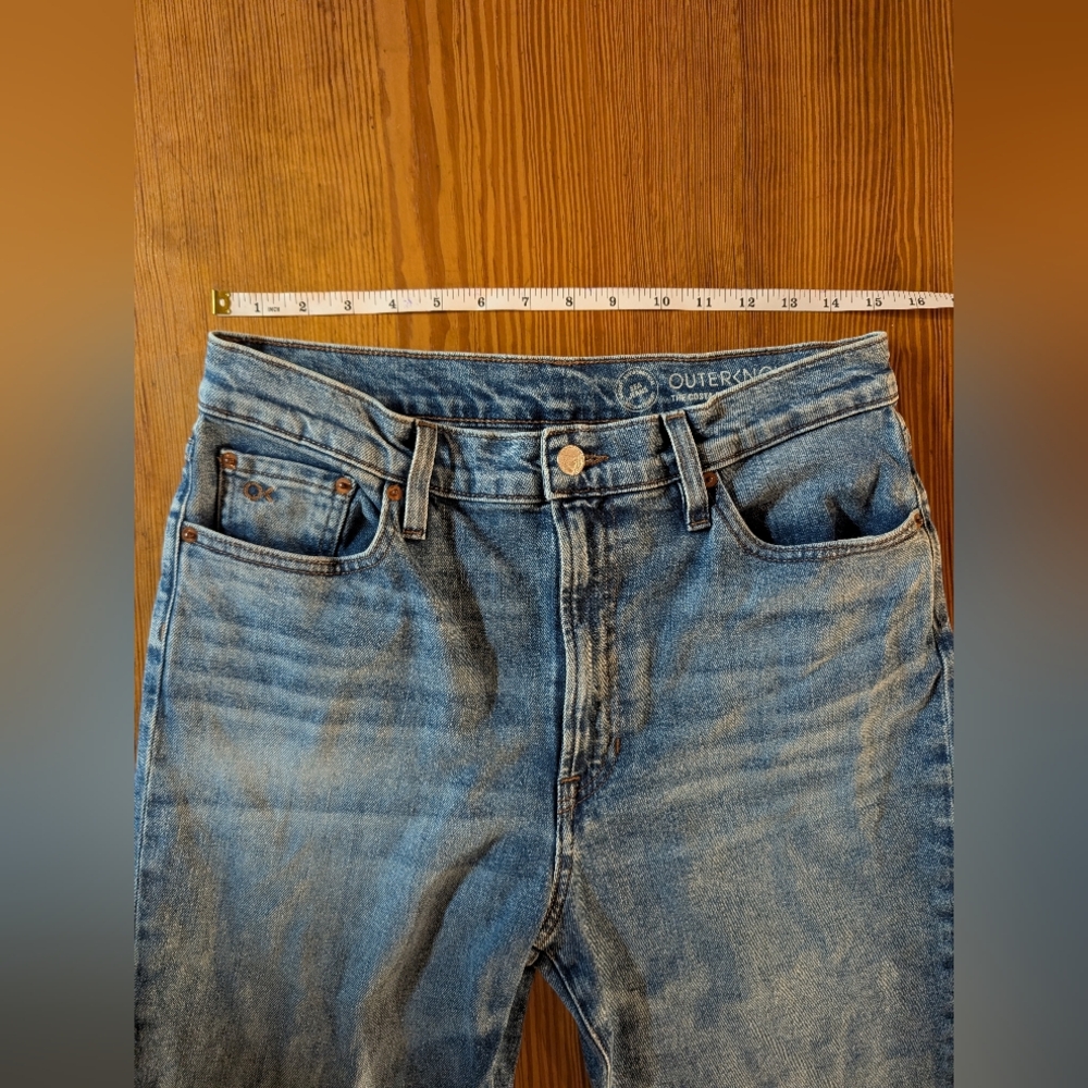 Outerknown Costa Crop Worn Indigo Size 30 - Picture 11 of 14